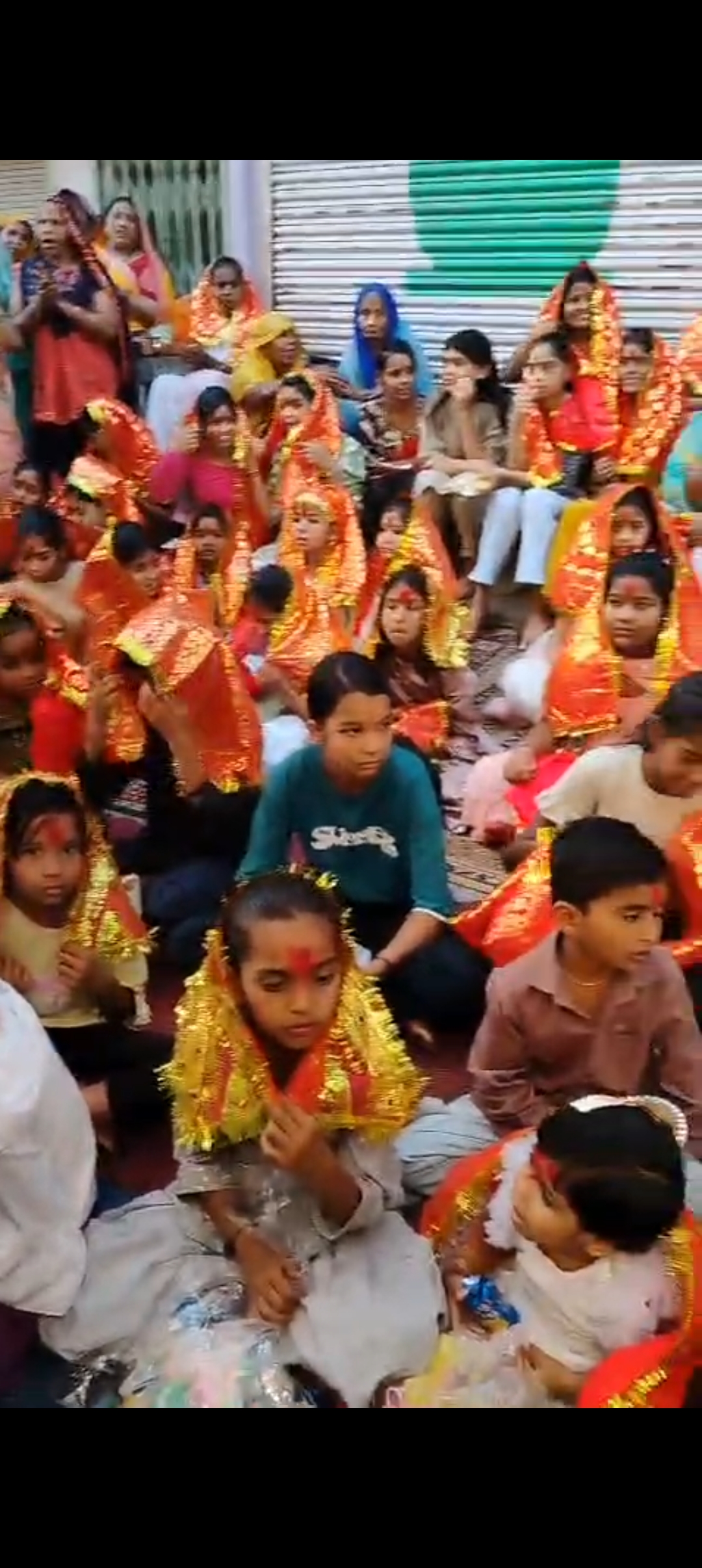 मां जागेश्वरी बीना प्रभातफेरी द्वारा भव्य कन्या पूजन 