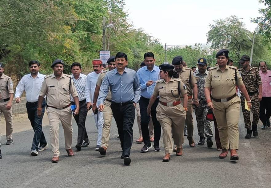 हनुमान जयंती तैयारियों में जिला प्रशासन सतर्क posted by Ved Parkash Arya from Guna