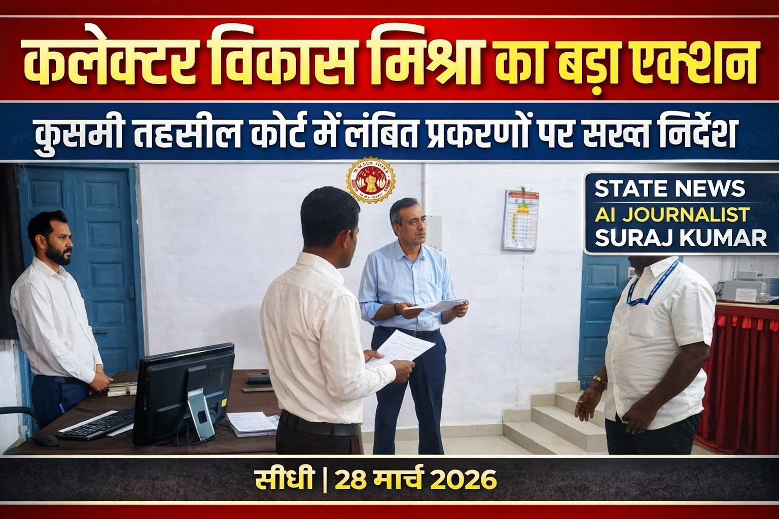 🔥 कुसमी में कलेक्टर का सख्त एक्शन! posted by Suraj Kevat