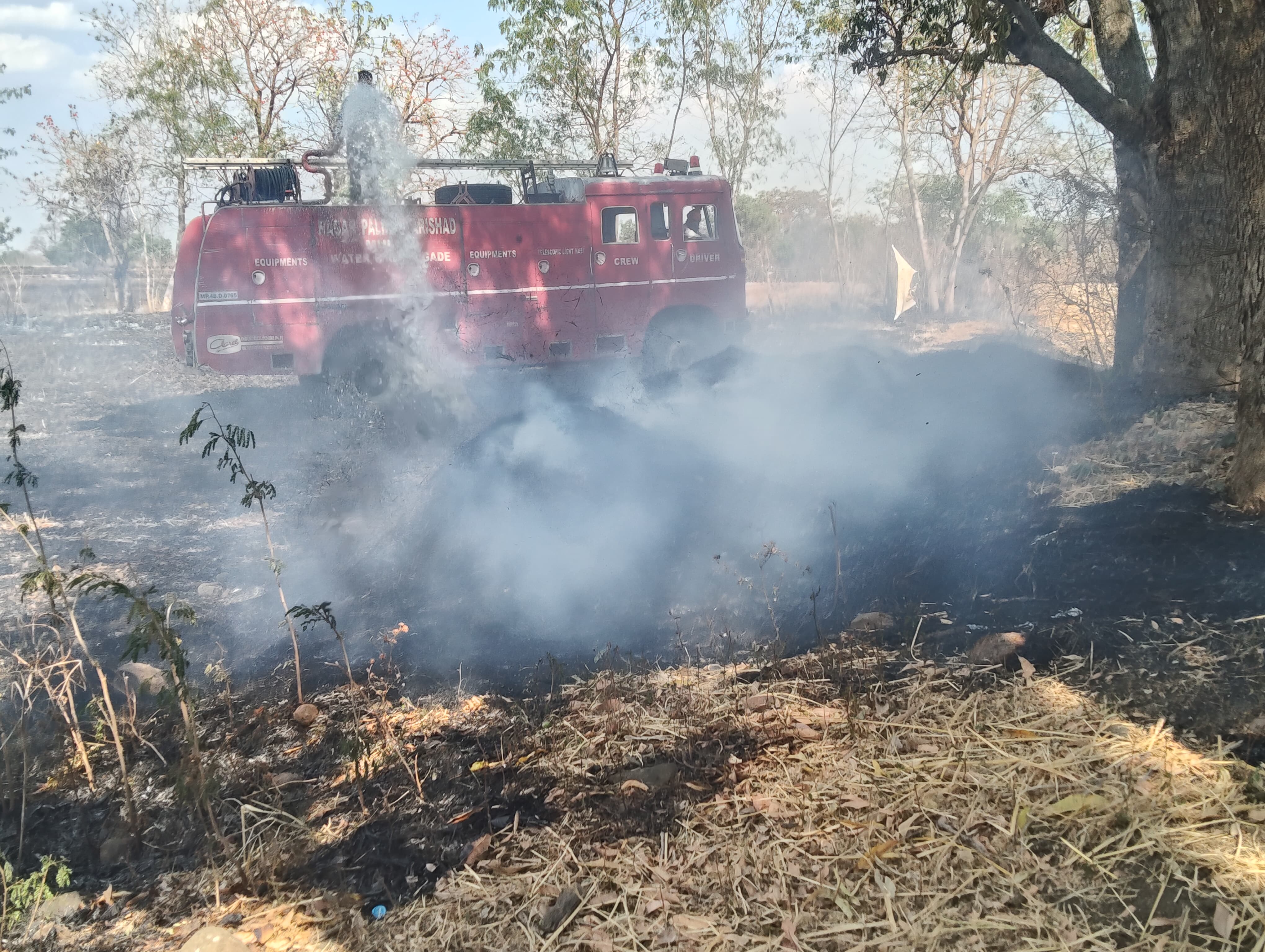 चिचंडा में खेत में लगी आग, किसान ने लगाया पड़ोसी पर आरोप posted by Mohammad Afsar  from Multai