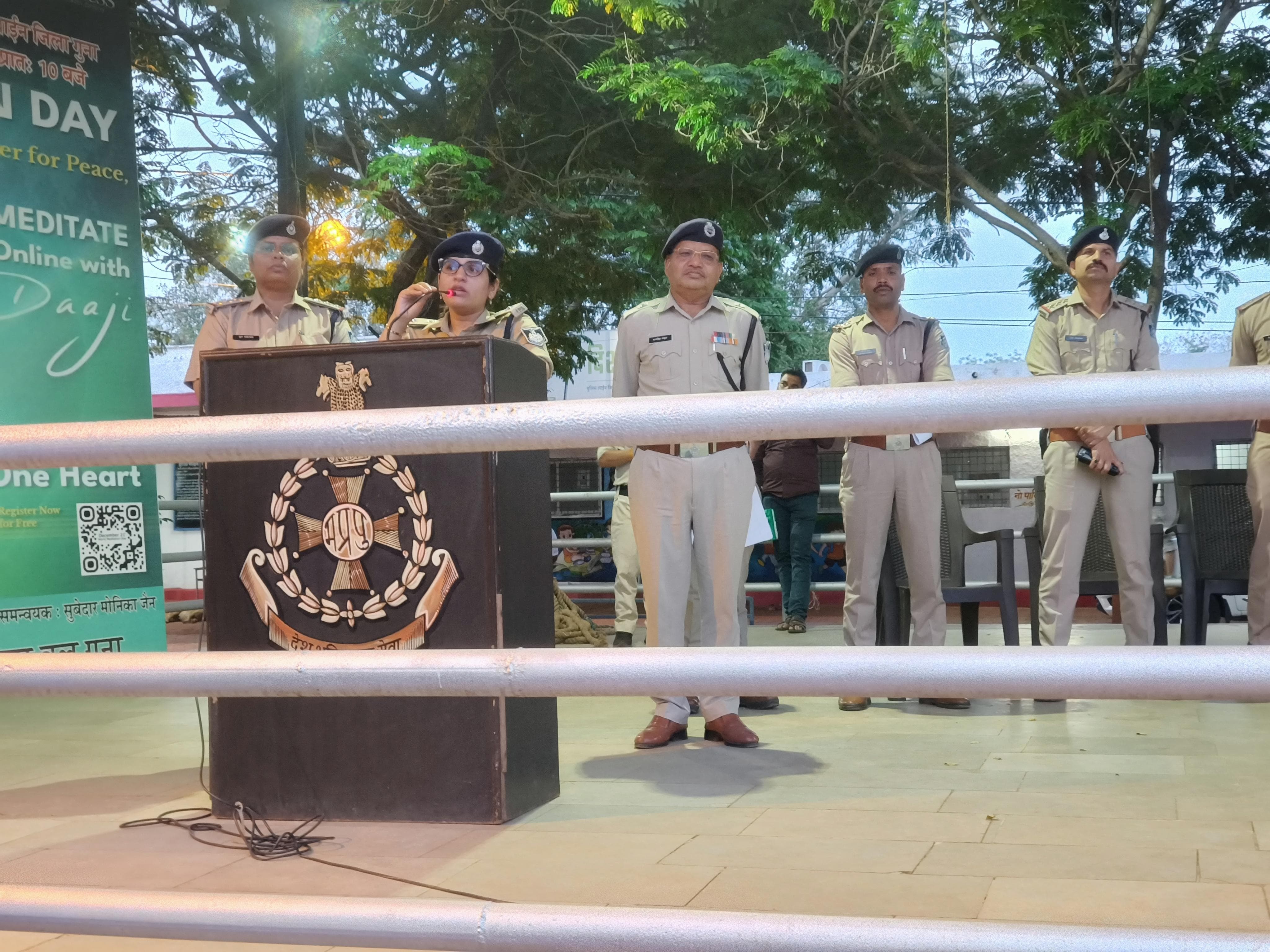 Police Bolstered for Hanuman Jayanti Festivities posted by Ved Parkash Arya from Guna