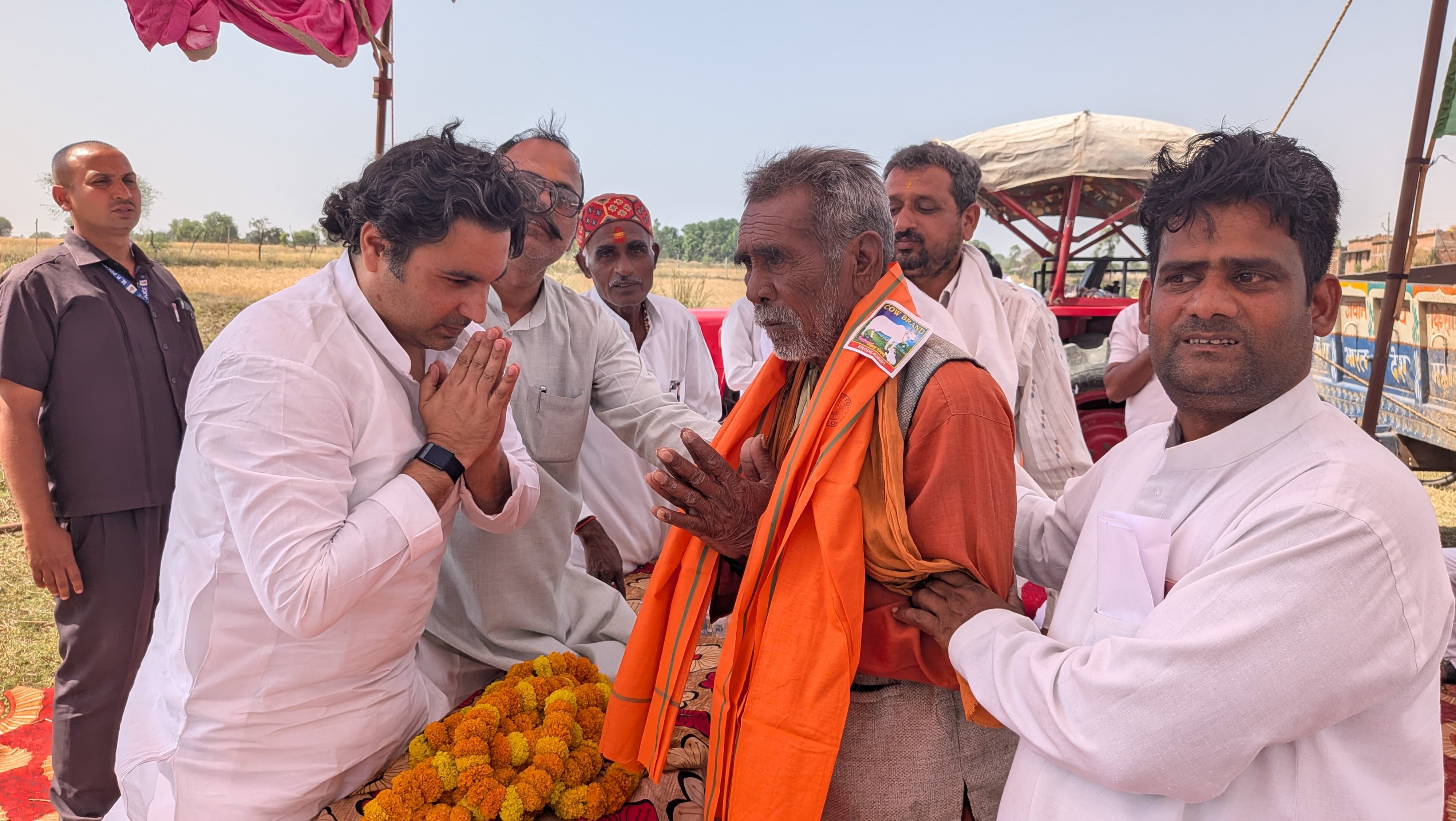 भाजपा का ग्राम पंचायत कैथी विशेष अभियान posted by Arvind Tiwari from Teonthar