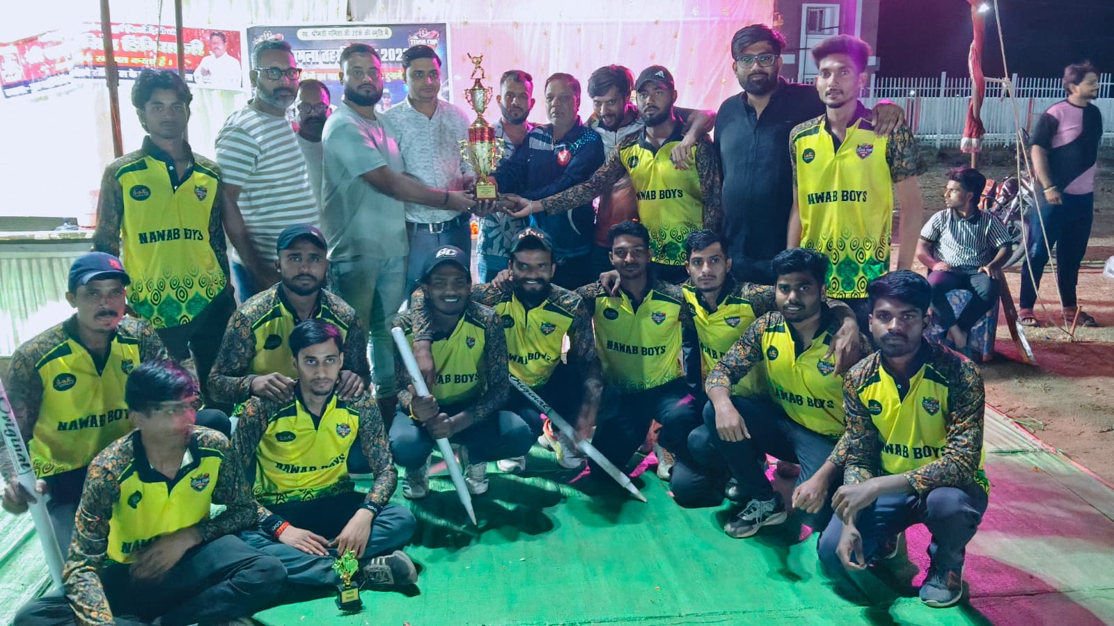 *रोमांचक फाइनल में नवाब बॉयज़ बने चैंपियन, रुद्रा 11 को हराकर जीता खिताब* posted by Mohammad Asif Langha from Amla