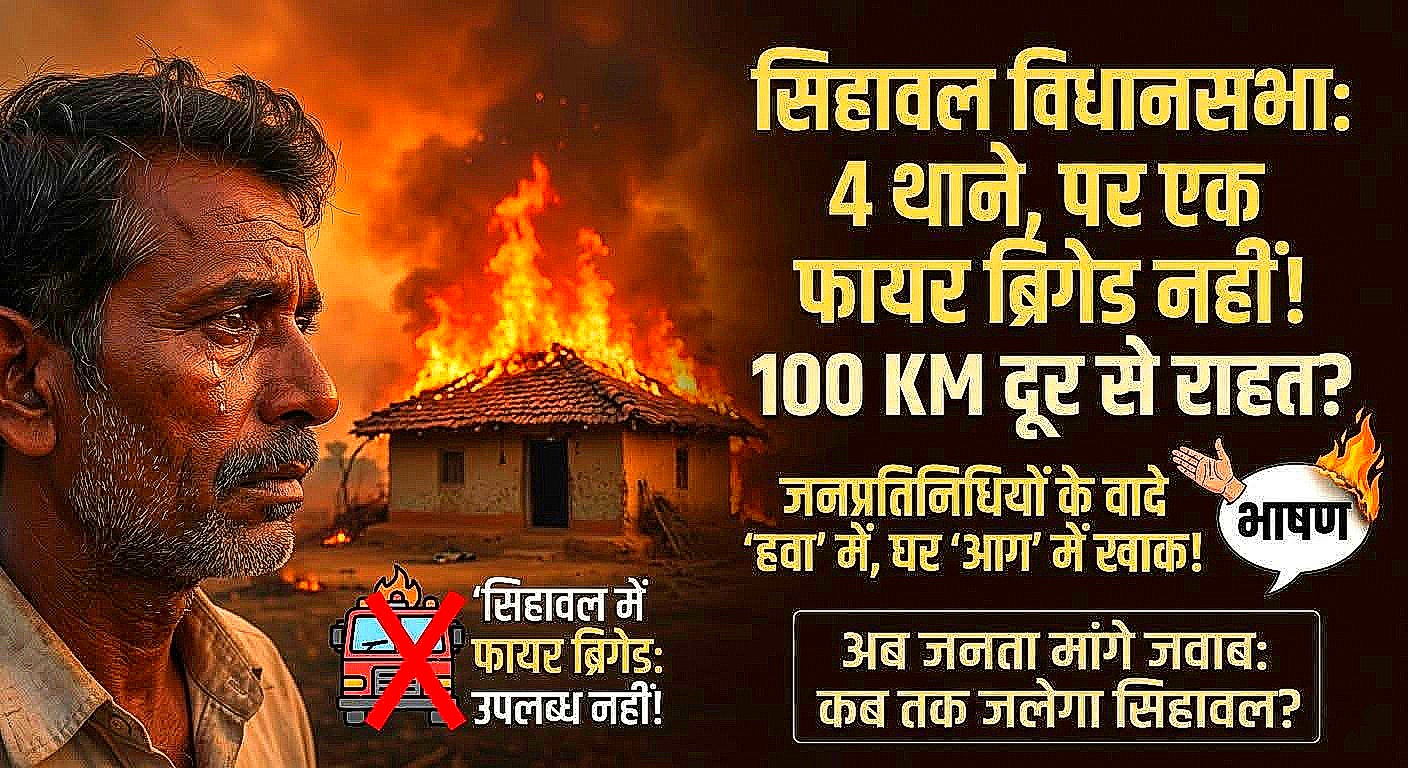 📰 सिहावल विधानसभा में फायर ब्रिगेड की कमी से बढ़ी चिंता, आग लगने पर 100 किमी दूर से बुलानी पड़ती है दमकल posted by Suraj Kevat