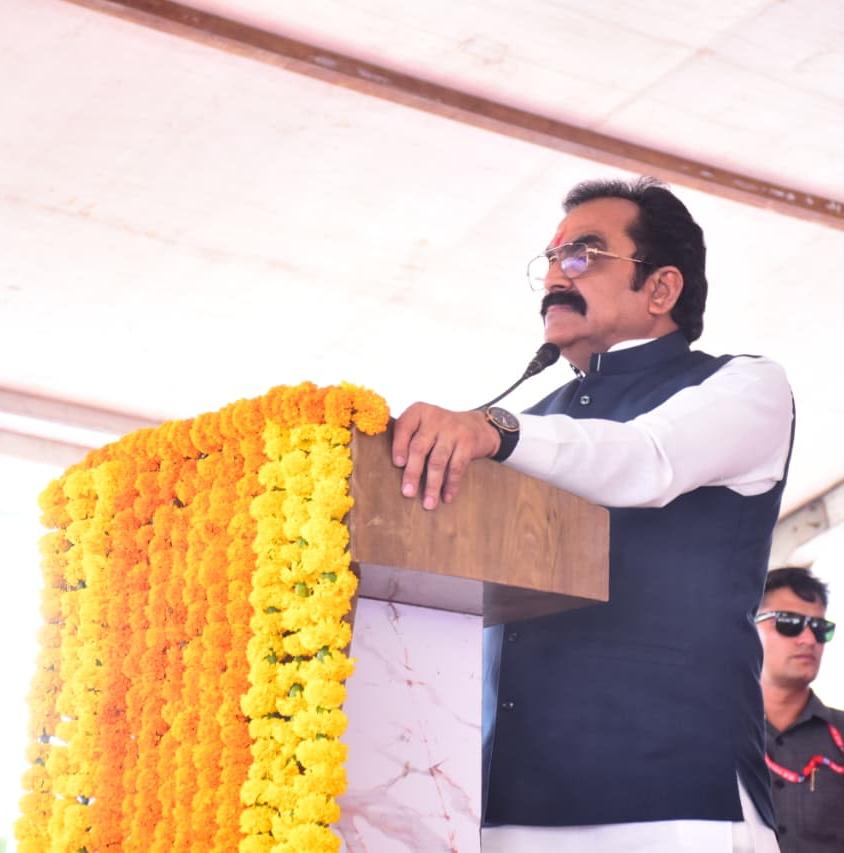 लोवर गोई नदी पर बन रहे पुल की pwd मंत्री ने रखी आधार शिला,30 वर्षों की पुरानी हुई मांग पूर्ण।