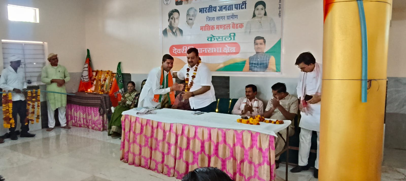 केसली में भाजपा की महत्वपूर्ण कामकाजी बैठक संपन्न, बूथ स्तर पर संगठन को मजबूत करने की रणनीति