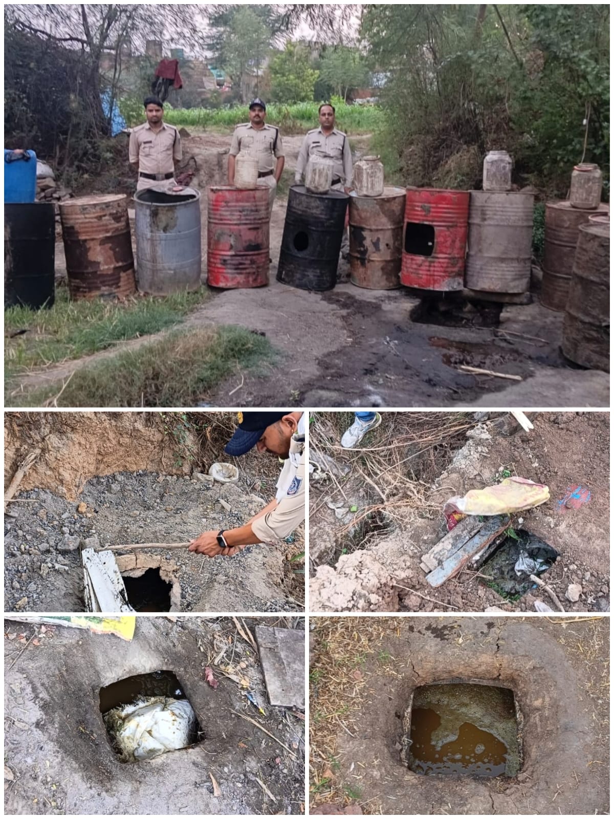 डबरा अनुविभाग के पिछोर थाना क्षेत्र में आबकारी विभाग की बड़ी कार्रवाई, लगभग 5 लाख रु कीमत की 4900 किलो गुड़ लहान बरामद