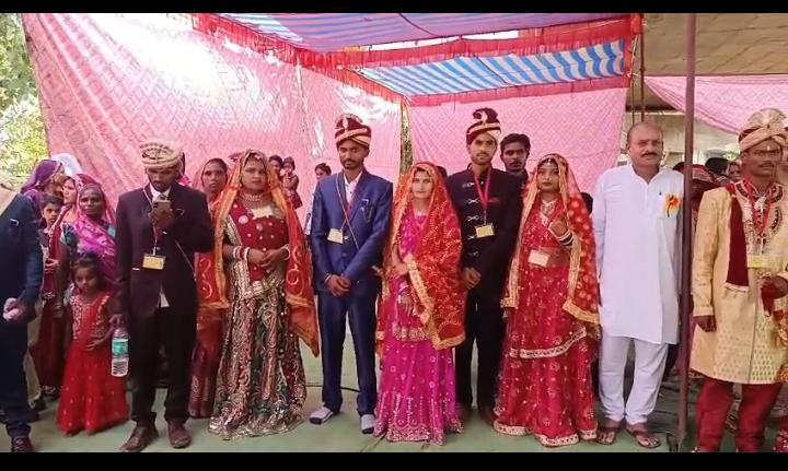 नरसिंहपुर में दादा महाराज के दरबार में भव्य सामूहिक विवाह समारोह