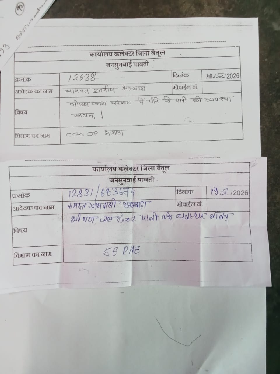 अंबाडा पंखा में गहराया जल संकट,बूंद-बूंद पानी को तरस रहे ग्रामीण  शासन-प्रशासन दे अनुमति,निजी खर्च से पानी के टैंकर भिजवाऊंगी :खुशबू अतुलकर 