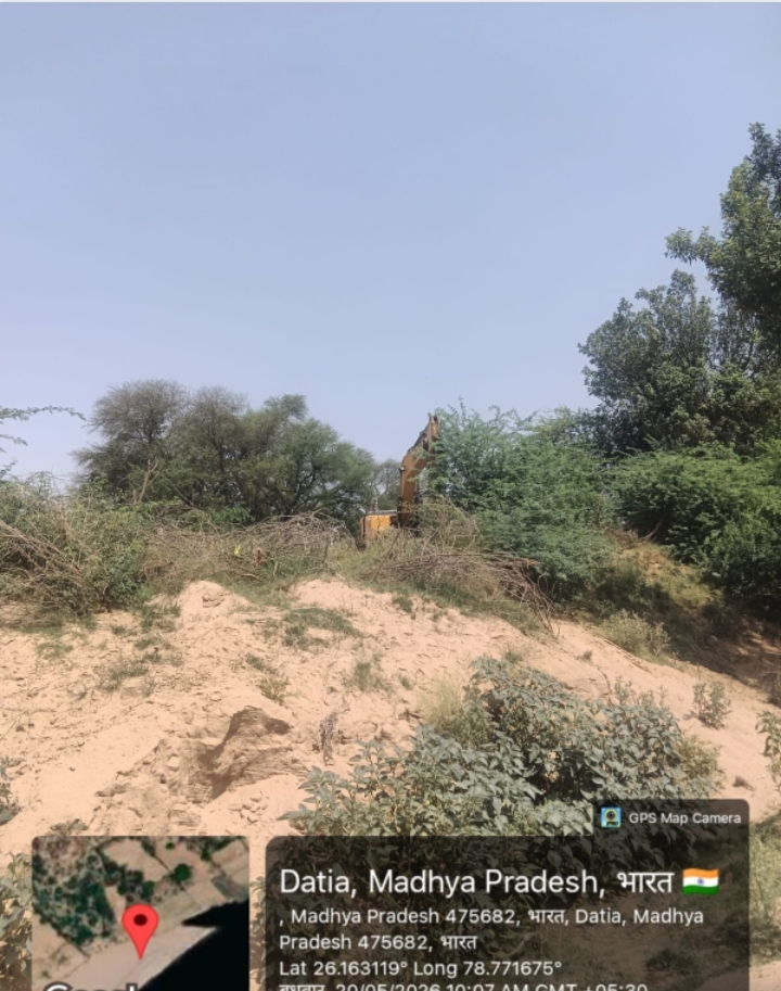 वन विभाग की जमीन पर रास्ता बनाकर शिवा कार्पोरेशन का खेल! प्रशासन की नाक के नीचे चल रहा अवैध उत्खनन