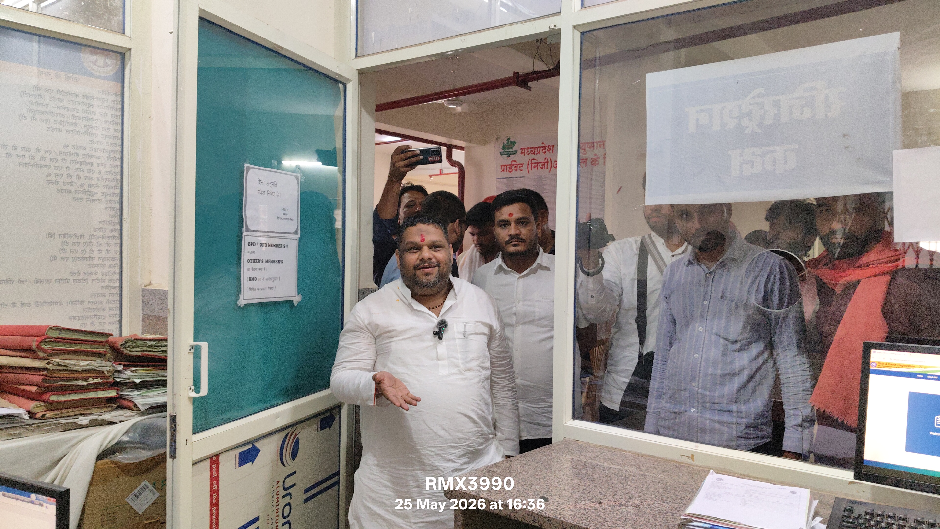 राष्ट्रीय मानव अधिकार आयोग के सदस्य पहुंचे सिविल अस्पताल 