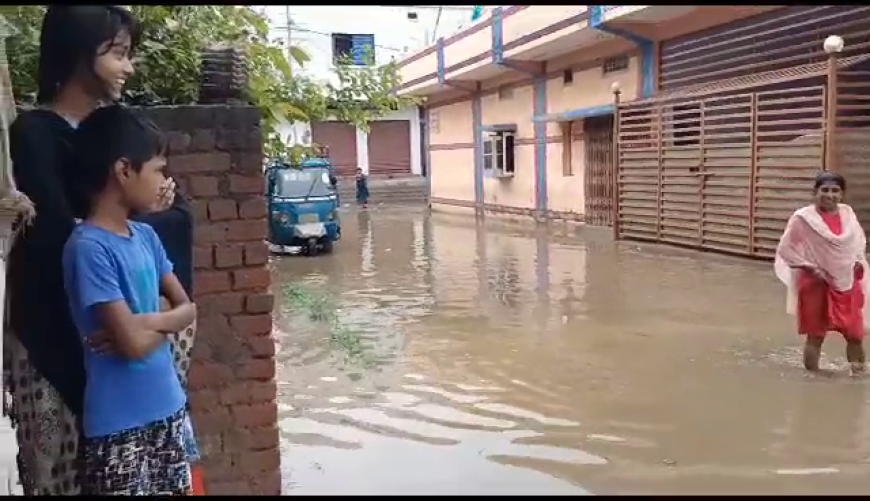 कवर्धा में जमकर बारिश से जनजीवन बेहाल