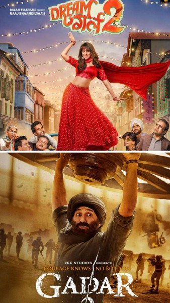 गदर-2 की टोटल कमाई ₹426 करोड़ तक पहुंची,  'ड्रीम गर्ल 2' की सॉलिड शुरुआत