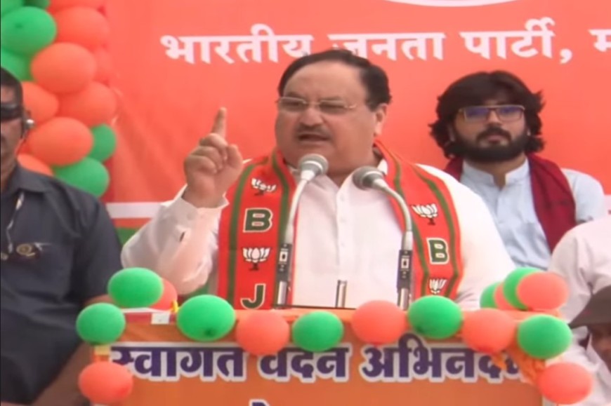 जेपी  नड्डा ने कहा की कांग्रेस का मतलब लूट, धोखा, छलावा, विकास को रोकना और वंशवाद परिवारवाद को बढ़ावा देना है