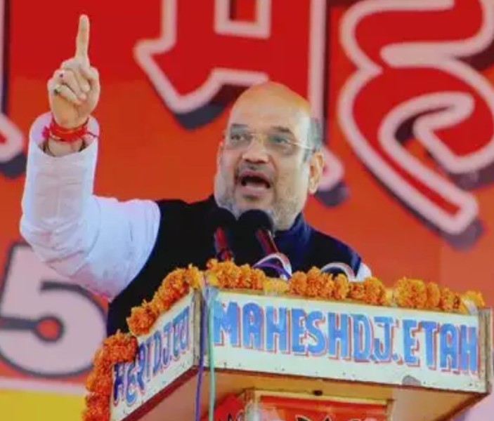 जबलपुर में जनसभा में अमित शाह बोले  मध्य प्रदेश में कमल खिलेगा सभी को अयोध्या में रामलला के दर्शन करवाएगी।