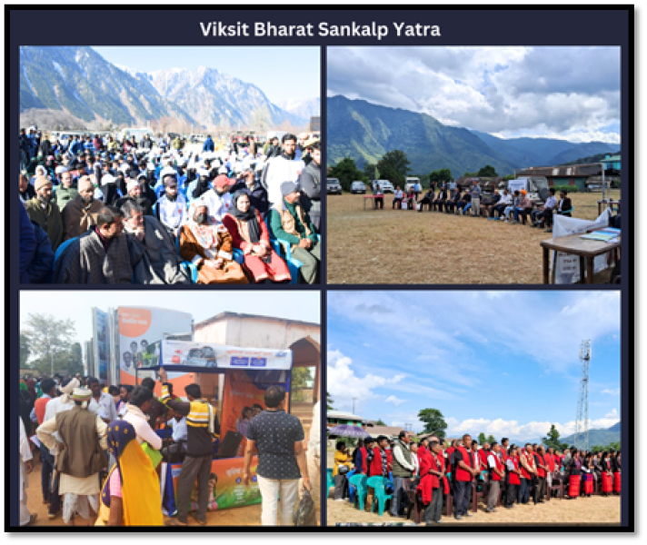 हिमाचल प्रदेश में विकसित भारत संकल्प यात्रा के शहरी चरण का शिमला से हुआ प्रारंभ,मुख्य अतिथि आयुक्त भूपेन्द्र अत्री ने यात्रा का उद्घाटन किया।