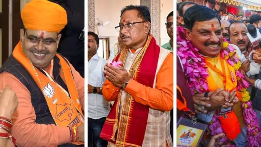 नरेंद्र मोदी, प्रधानमंत्री ने बताया मध्य प्रदेश, राजस्थान और छत्तीसगढ़ में उन चेहरों को मुख्यमंत्री बनाने के पीछे का समीकरण