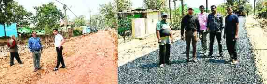 वर्षों बाद जर्जर सड़क से लोगों को मिलेगी निजात