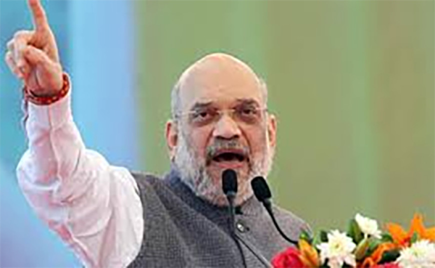 भाजपा प्रत्याशी की रैली में अमित शाह ने कहा-  एनआईए को फंसा, ब्लास्ट के आरोपियों को बचा रहीं ममता