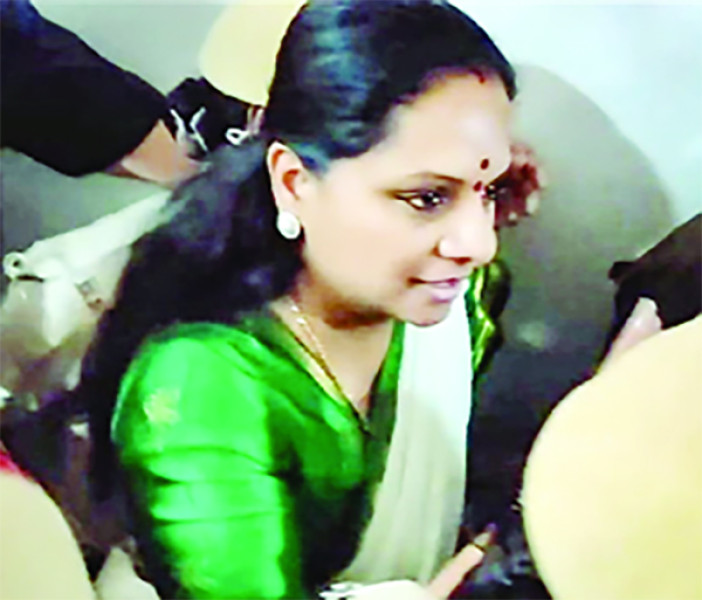 कोर्ट ने कविता को 3 दिन की रिमांड पर सीबीआई को सौंपा