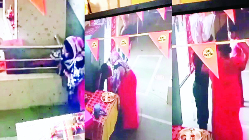 कॉलोनी के मंदिर से महिला ने चुराई दानपेटी, पुलिस ने किया गिरफ्तार