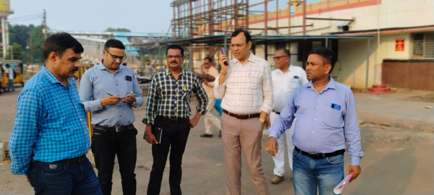 पीसीसीएम ने किया सिहोरा स्टेशन का औचक निरीक्षण