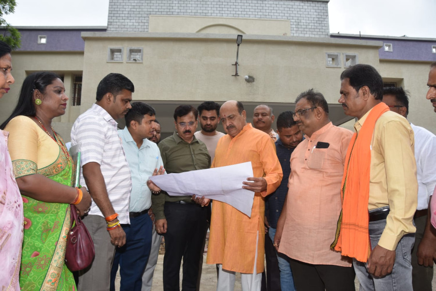 Jabalpur News: विधायक रोहाणी ने किया निर्माणाधीन रांझी तहसीली कार्यालय का निरीक्षण