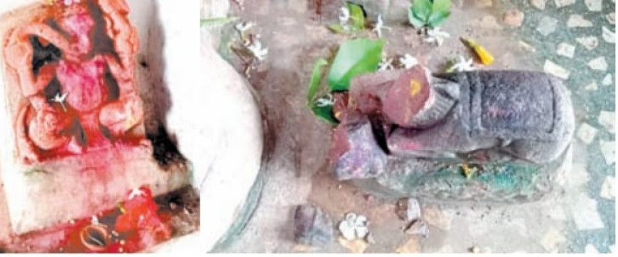 Jabalpur News: फनवानी के प्राचीन शिव मंदिर की टूटी मिलीं कई प्रतिमाएं, ग्रामीणों में आक्रोश