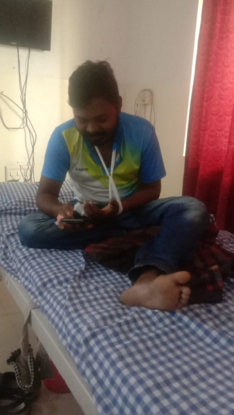 Jabalpur News: ओएफके में रात 12.30 बजे हुआ हादसा, एक घायल