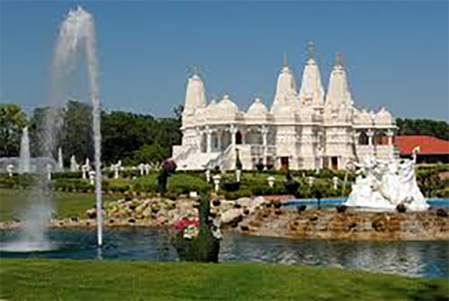 अमेरिका के स्वामीनारायण मंदिर पर हुआ हमला, दीवारों पर लिखी आपत्तिजनक बातें  भारत सरकार का किया जिक्र