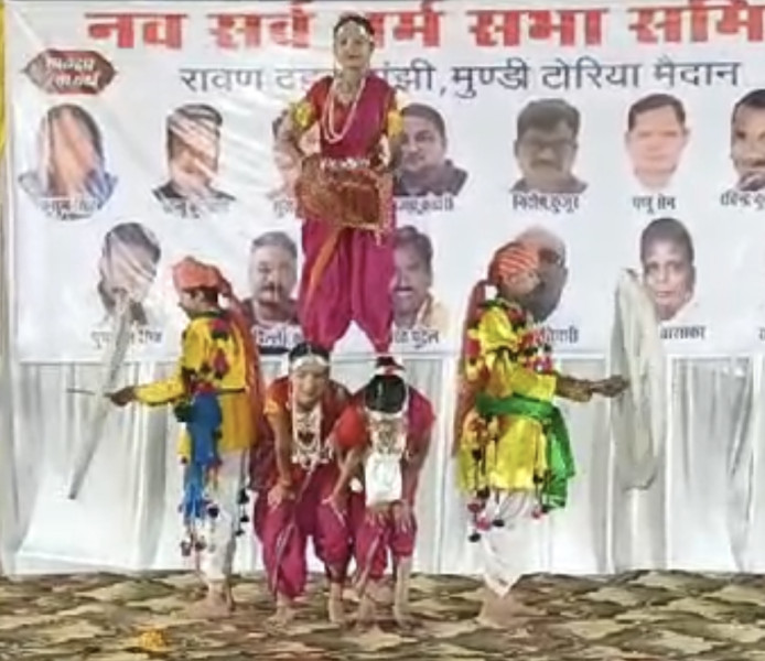 Jabalpur News: मुंडी टोरिया ग्राउंड रांझी में किया गया रावण के पुतले का दहन