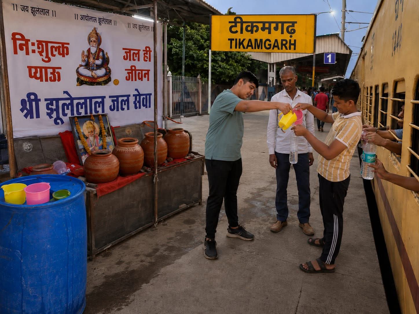 टीकमगढ़ सिंधी पूज्य पंचायत द्वारा श्री झूलेलाल जल सेवा का शुभारंभ मंगलवार को  किया गया।  कार्यक्रम की शुरुआत माल्यार्पण के साथ हुई, जिसके पश