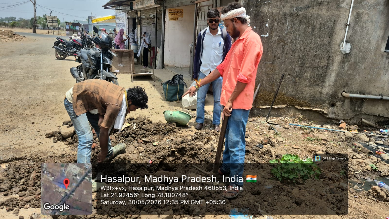 *ग्राम हसलपुर में नल-जल योजना का सुधार कार्य शुरू, एसडीओ ज्योति सरियाम ने किया निरीक्षण*