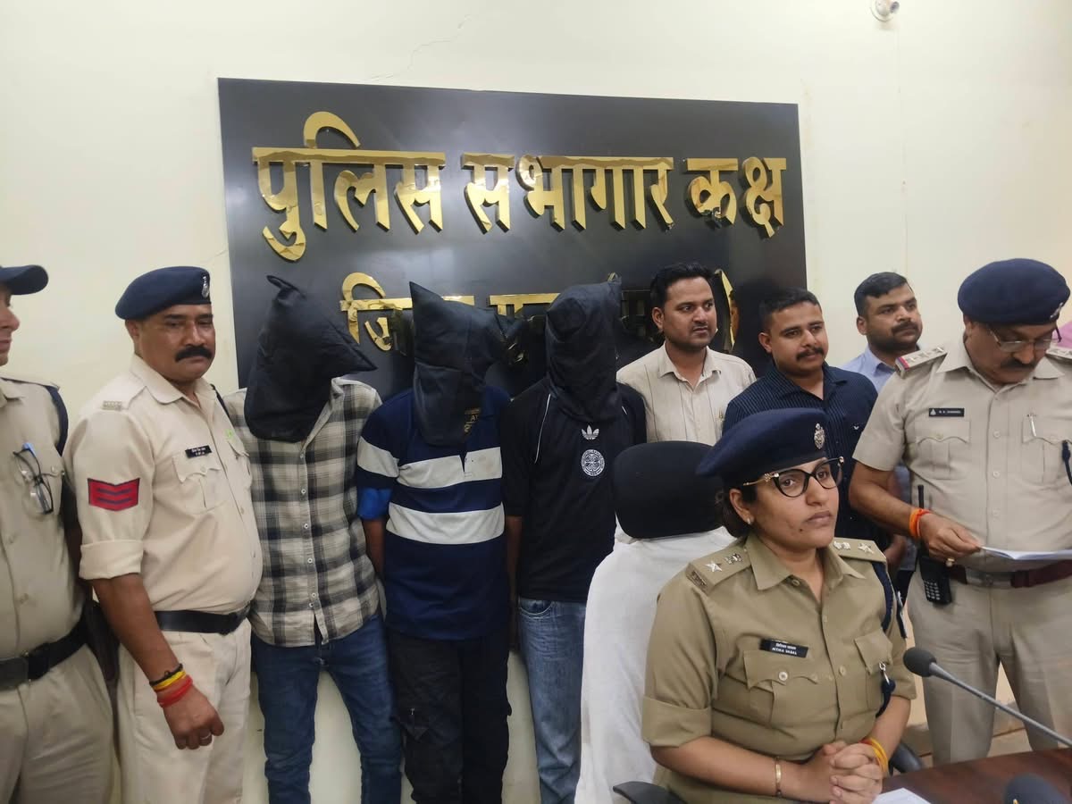 गुना पुलिस की त्वरित कार्रवाई: 6 घंटे में मंगलसूत्र लूटने वाले तीन आरोपी गिरफ्तार