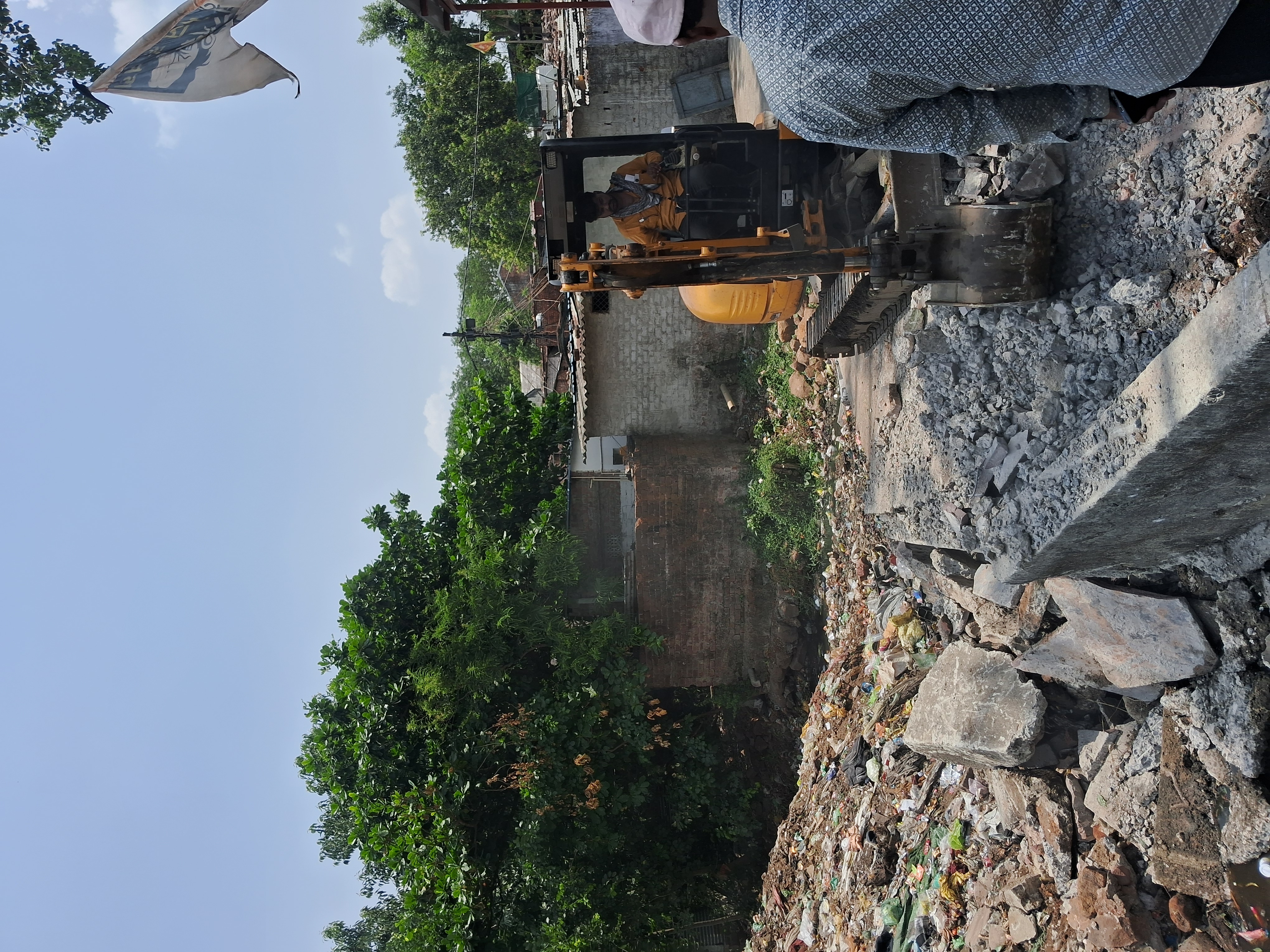 Ward no 24 Ganganagar bhopal mai puliya ka Naya Nirmad aur saf safai nagarnigam ke doura hui 