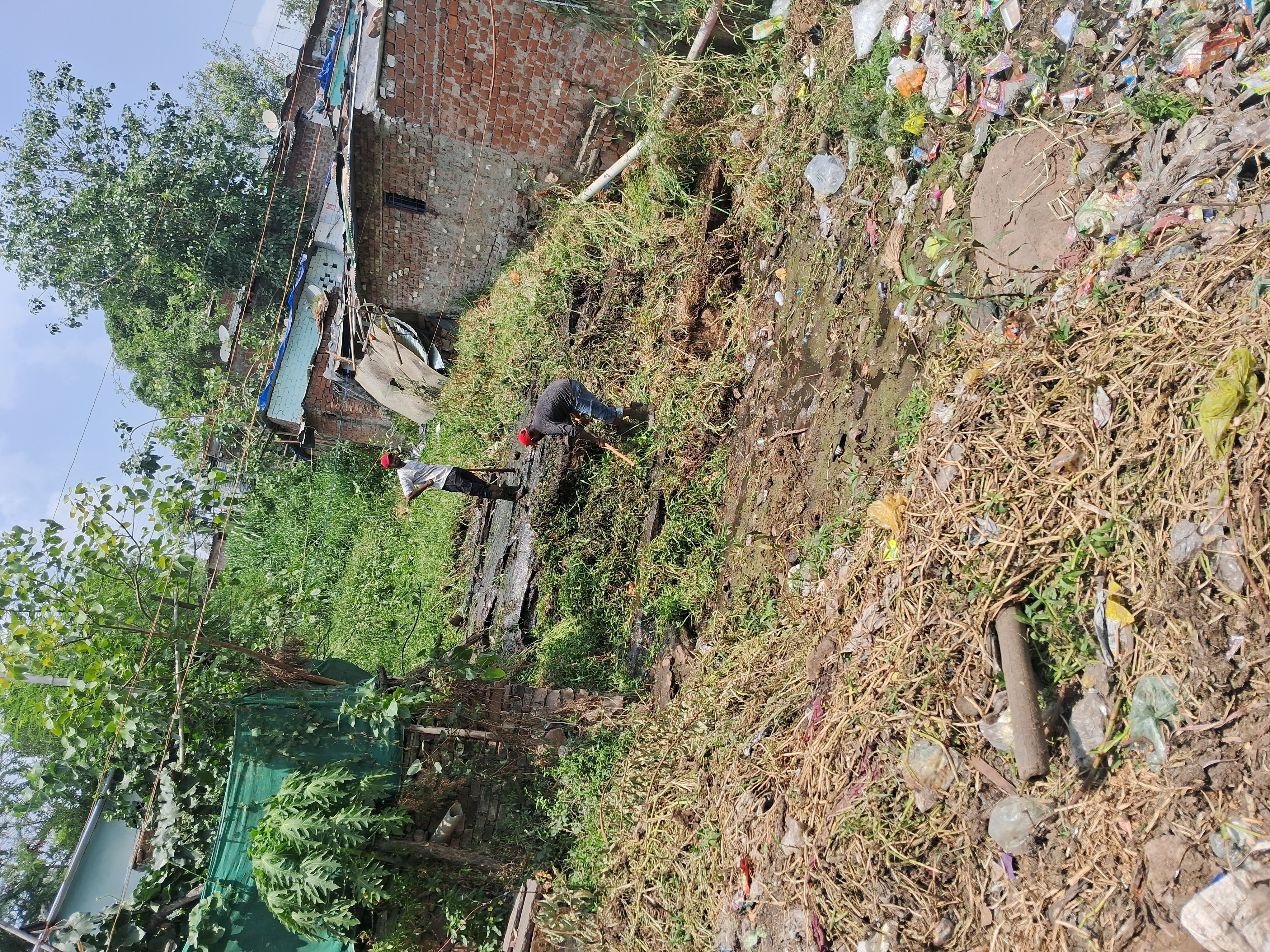 Ward no 24 Ganganagar bhopal mai puliya ka Naya Nirmad aur saf safai nagarnigam ke doura hui 