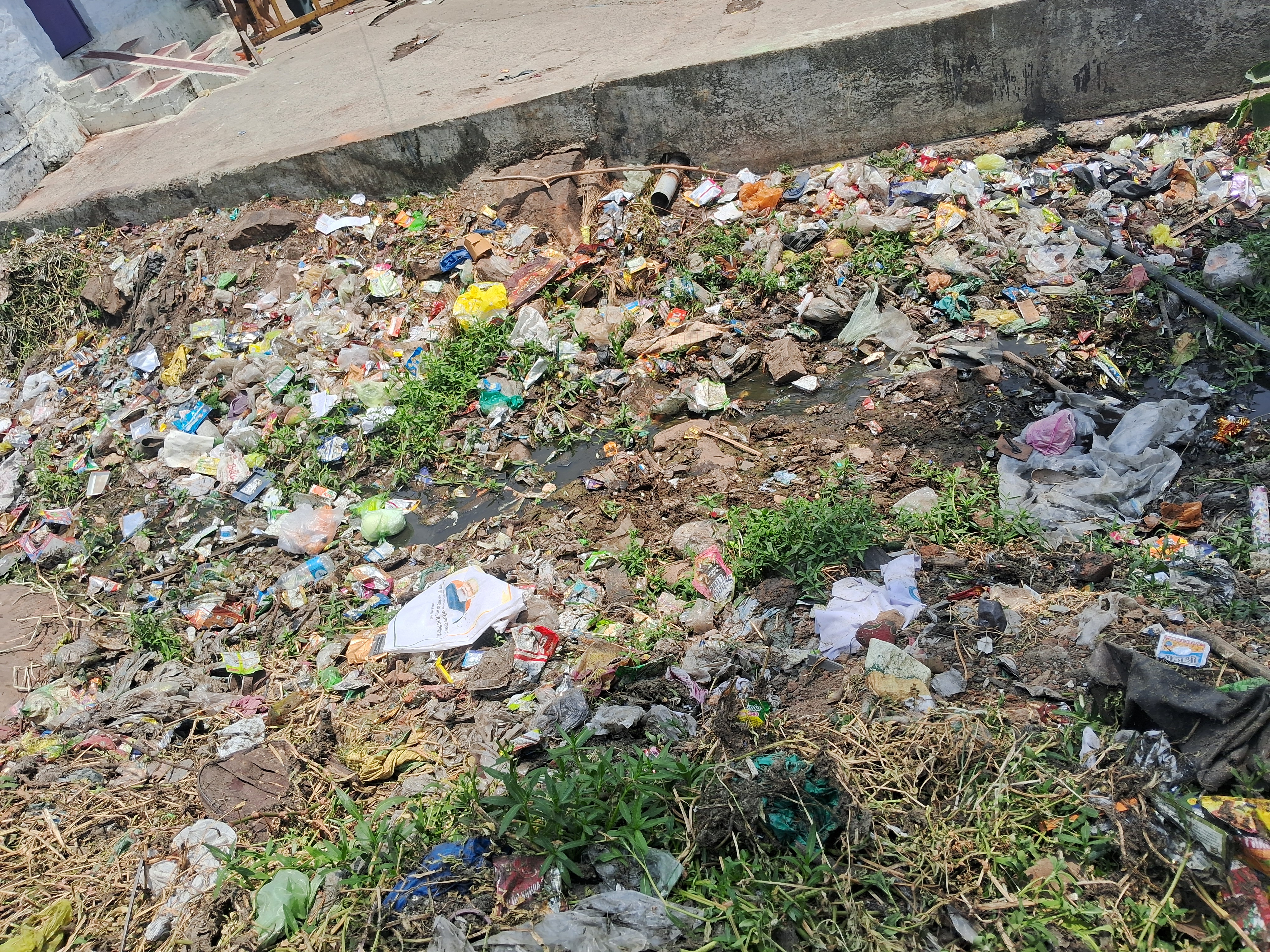 Ward no 24 Ganganagar bhopal mai puliya ka Naya Nirmad aur saf safai nagarnigam ke doura hui 