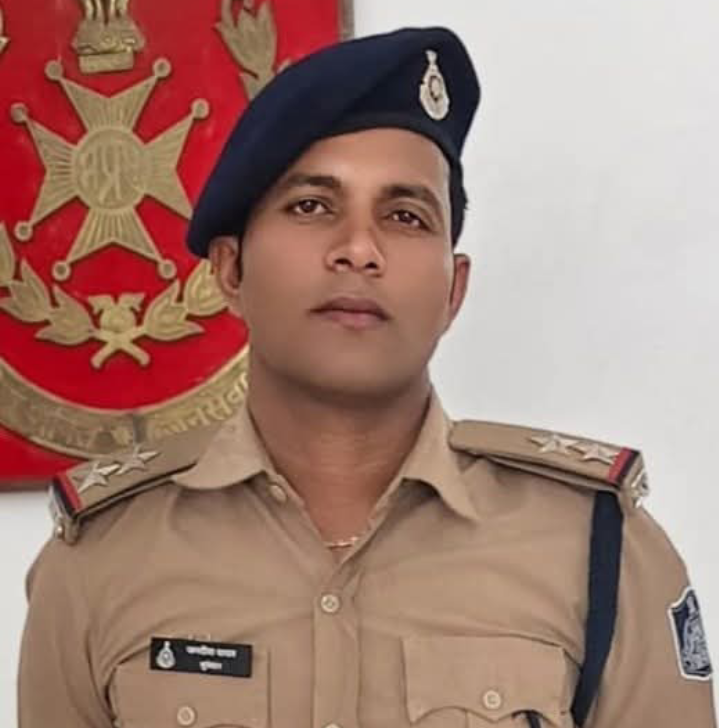  रुस्तमजी पुरस्कार से सम्मानित हुए यातायात थाना प्रभारी सूबेदार जगदीश यादव