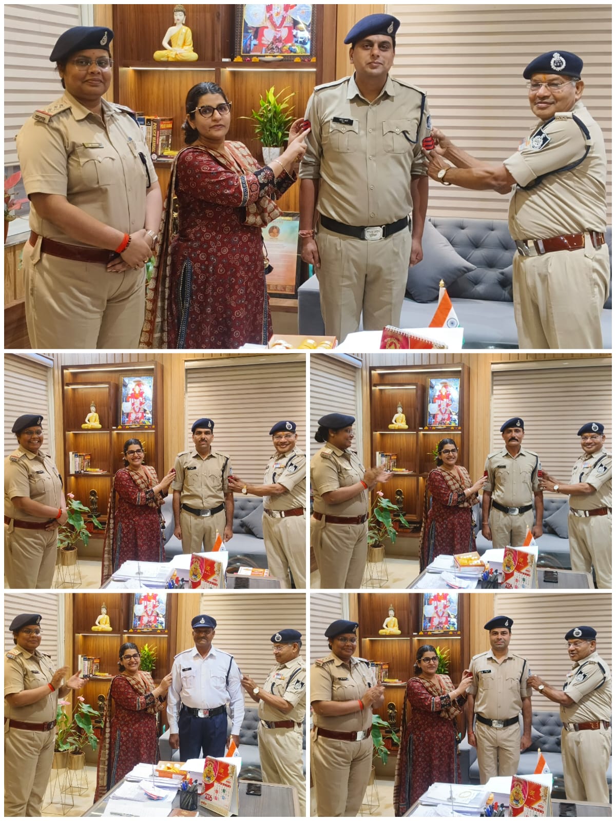 *गुना पुलिस के 08 पुलिसकर्मियों को मिला पदोन्नति का गौरव*  *03 प्रधान आरक्षक बने कार्यवाहक सहायक उपनिरीक्षक तो 05 आरक्षक बने कार्यवाहक प्रधा