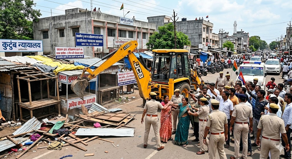 बालाघाट: अतिक्रमण के खिलाफ प्रशासन सख्त, तीन दिन का अल्टीमेटम