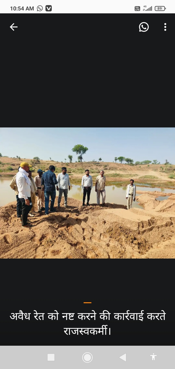 टीकमगढ़ जिले की ग्राम पंचायत उपरारा में अवैध रेत खनन माफियाओं पर चला प्रशासन का हंटर