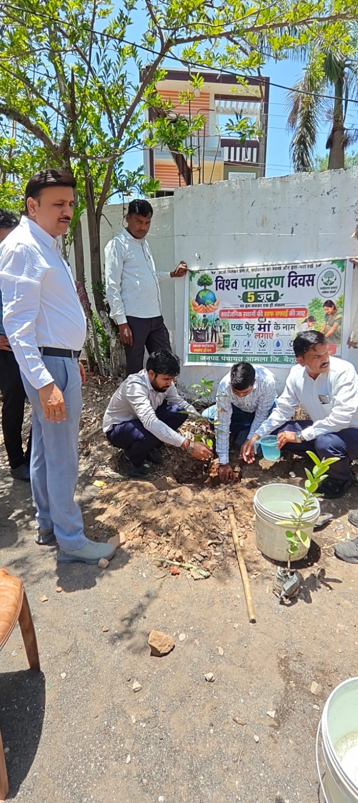 *विश्व पर्यावरण दिवस पर आमला में गूंजा हरित संदेश, ‘एक पेड़ माँ के नाम’ अभियान का हुआ शुभारंभ*
