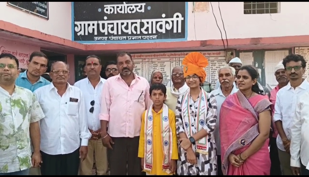 सावंगी की हंशिका साहू बनीं एक दिन की सरपंच, ग्रामीणों ने कहा अनूठी पहल