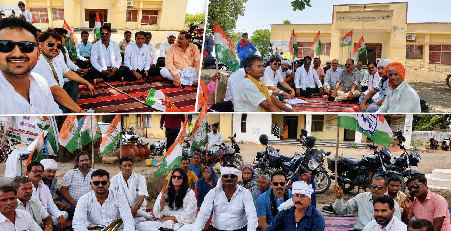 *मीनाक्षी नटराजन का नामांकन निरस्त होने के विरोध में कांग्रेस का उपवास, लोकतंत्र की रक्षा का लिया संकल्प*  