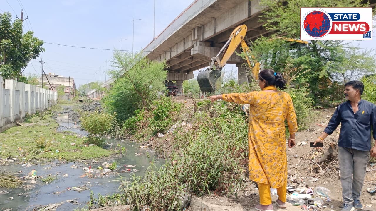 बीना मैं बारिश के पहले सफाई अभियान 