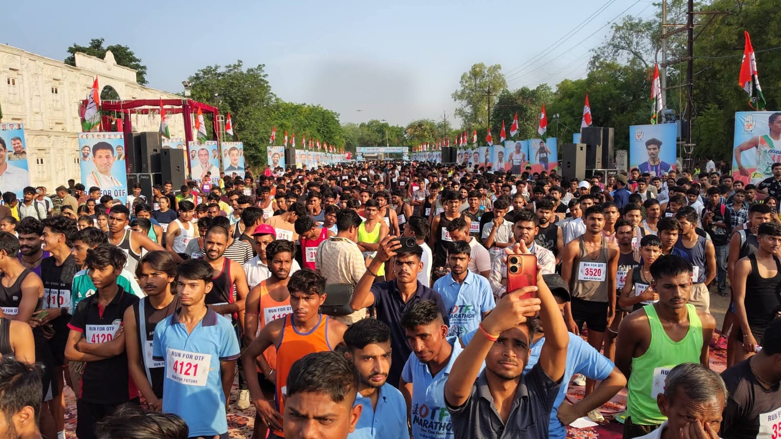 OTF मैराथन में ग्वालियर में ऊर्जा का अद्भुत नजारा