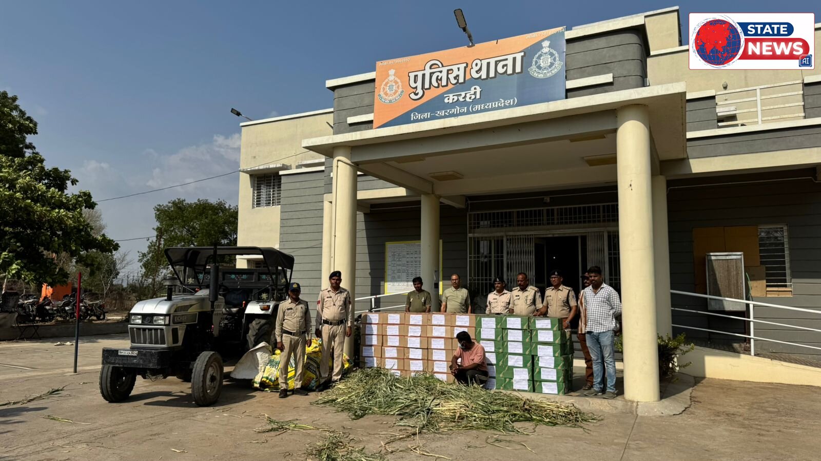 खरगोन पुलिस की बड़ी कार्रवाई, 150 पेटी अवैध विदेशी शराब जब्त खरगोन। जिले के करही थाना पुलिस ने अवैध विदेशी शराब की तस्करी के खिलाफ बड़ी कार्