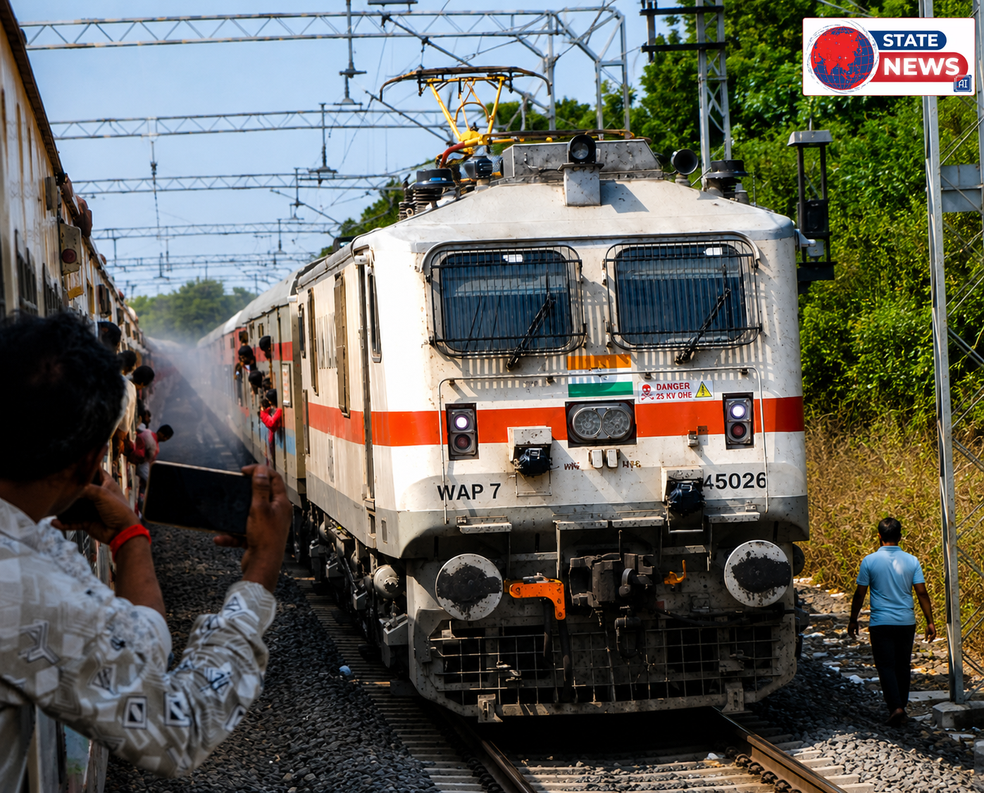 रणथंभौर एक्सप्रेस के जनरल कोच से निकला धुआं, लूनी रिछा में रोकी गई ट्रेन