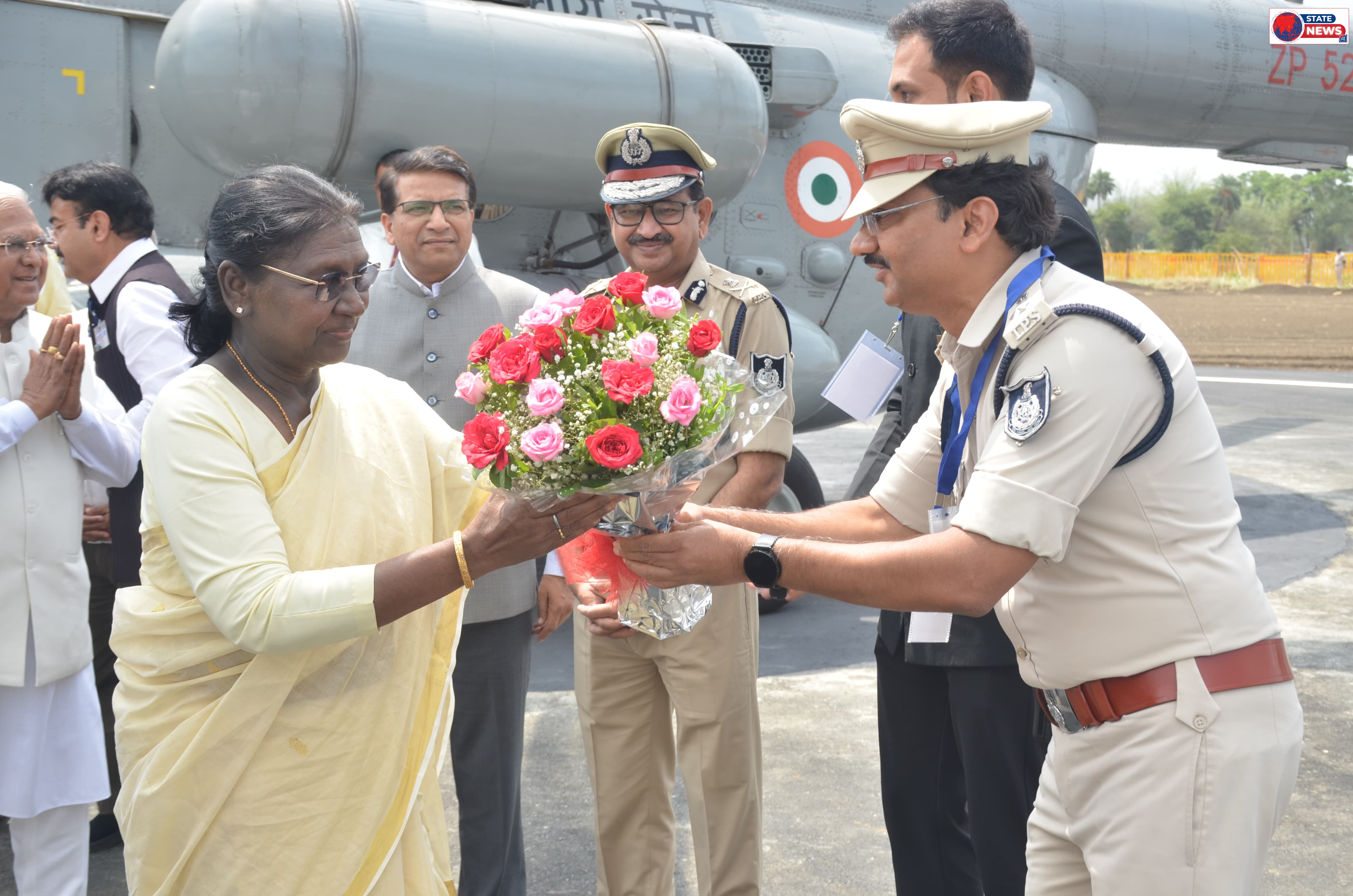 बैतूल: राष्ट्रपति श्रीमती द्रौपदी मुर्मु का प्रथम आगमन, अभूतपूर्व स्वागत