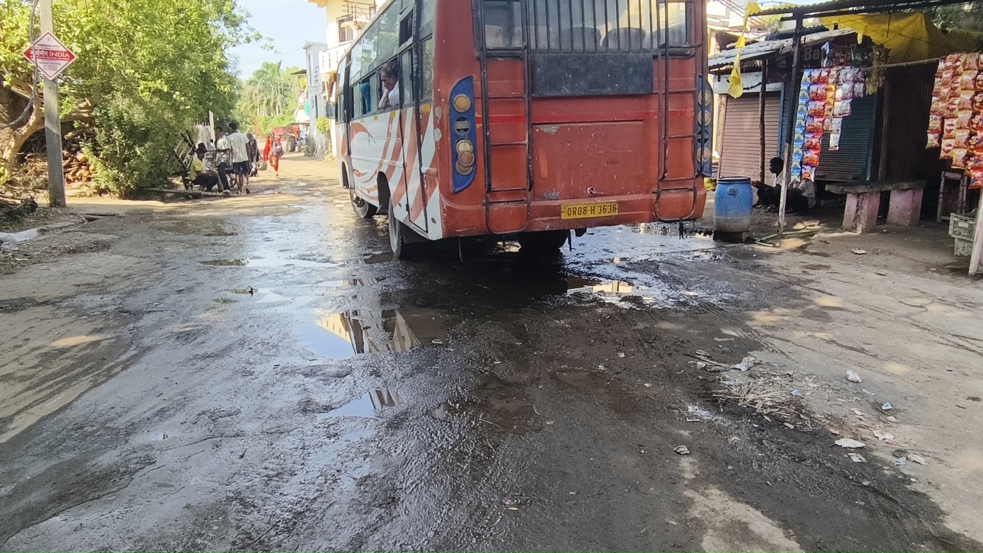नेपानगर के ग्राम हैदरपुर में गंदगी से परेशान आम जनता, सरपंच ने कहा दो से तीन दिन के अंदर समस्या का निराकरण